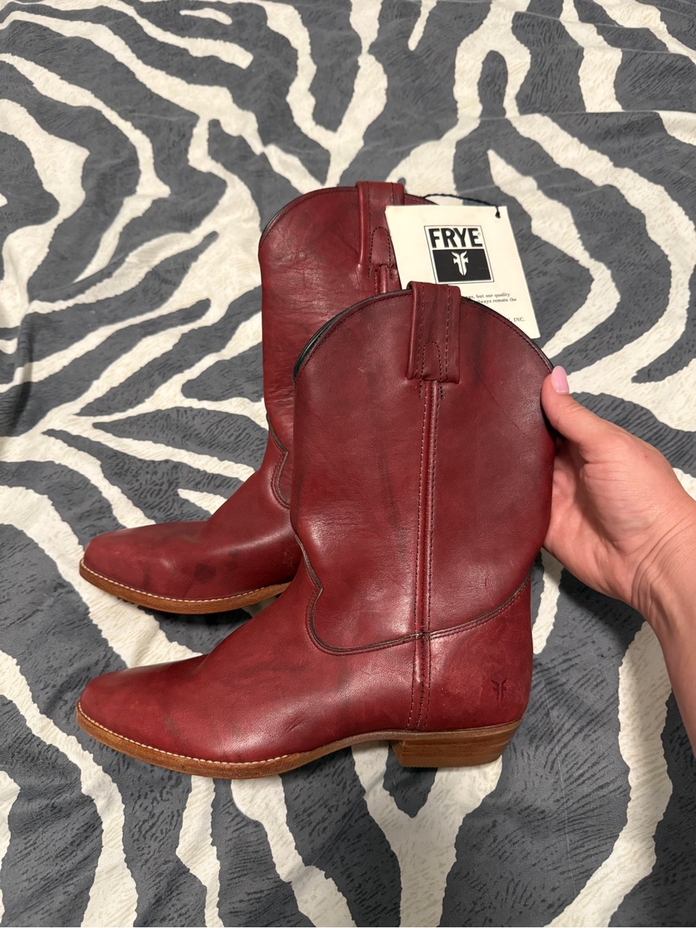VINTAGE FRYE Leather Boots